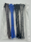 100 Printed Coloured Cable Ties - Electric Assorted L1, L2, L3, N