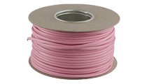 3mm Electrical PVC Sleeving - Pink 