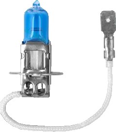 EB453-B Bulbs 12v-55w PK22S H3 CAP COOL BLUE (10)