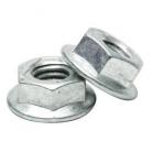Steel Flanged Nuts 12mm Bzp (50)