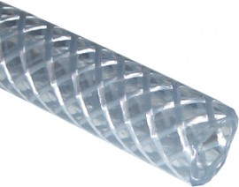 PVC Clear Braided Tubing 13mm  (30m)
