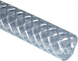 PVC Clear Braided Tubing 8mm (30m)