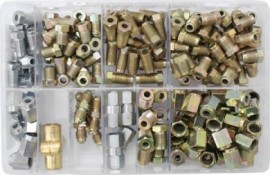 Assorted Box of Brake Pipe Nuts (+ connectors)