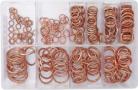 Assorted Copper Compression Washers (250)