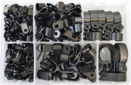 Assorted Nylon P-Clips (210)