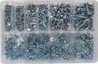 Assorted Machine Screws & Nuts BZP (840 pc)