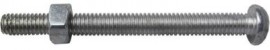 M5 x 50 Machine Screws & Nuts (100 prs)