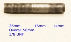 Stud 3/8 UNF x 2-3/16 - Vauxhall/Chrysler (20)