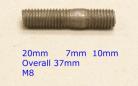 Stud M8 x 37 - Audi/Fiat/Vauxhall/Renault (20)