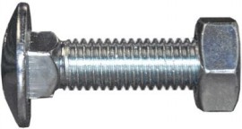 Coach Bolts (+nuts) M6 x 40 (100)