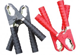 Pack of 4 Crocodile Clips 100amp (jump lead)