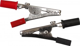 Insulated Crocodile Clips 12 Amp (50)