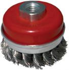 Cup Brush Twist Wire (70mm diam) M10 Thread