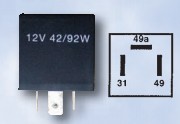 Flasher Unit (12v) - 3 Pin Electronic