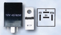 Flasher Unit (12v) - 4 Pin Electronic