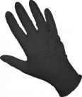 Box of 100 Black Nitrile Gloves POWDER FREE