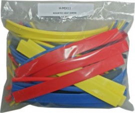 Assorted Coloured Heatshrink 2:1 Ratio - 200mm