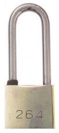 Long Shackle Padlock 38mm - 3 keys