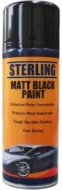 Matt Black Paint Aerosol/Spray (400ml)