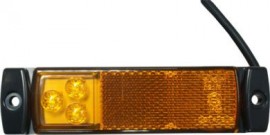 3 LED Utility Button Lamp (Amber)