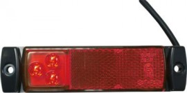 3 LED Utility Button Lamp (Red)