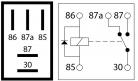 Micro Relay 5-pin, Changeover,  24v 20A with Diode