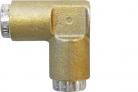 Brass Push Fit Elbow - 8mm (pack of 2)