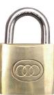 Brass Padlock 50mm - 3 keys