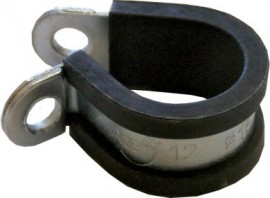 Rubber-Lined P-Clips 16mm (50)