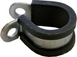 Rubber-Lined P-Clips 21mm (50)