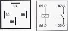 Relay 4-pin 12v 40A. Open