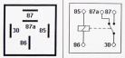 Relay 5-pin 12v 30/40A Changeover