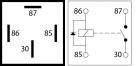 Relay 4-pin 12v 40A Open/Diode