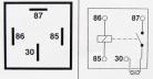 Relay 4-pin 12v 40A Open, Fused