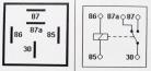 Relay 5-pin 24v 20A Changeover