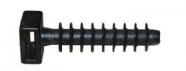 Masonry mount for cable ties 9.0mm BLACK ONLY