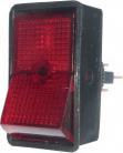 Rocker Switch 16A - Red