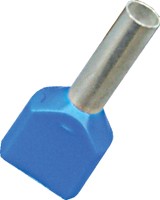 TWIN Cord Ends 2.5mm²  Blue