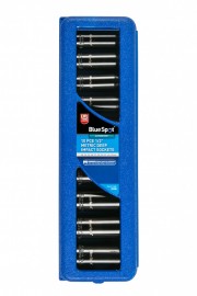 10 Piece 1/2 inch Metric Deep Impact Sockets