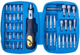 Ratchet Driver Bit & Socket Set 45pce