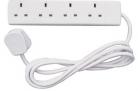 Cable Extension Socket 4 way 13A x 2m