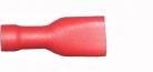Red Female Spade 6.3mm Fully Insulated (crimps terminals)