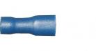 Blue Female Spade 4.8mm Fully Insulated (crimps terminals)