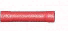 Red Butt Connector 3.3mm (crimps terminals)