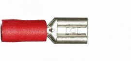 Red Female Spade 4.8mm (crimps terminals)