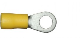 Yellow Ring 6.4mm (0BA) (crimps terminals)