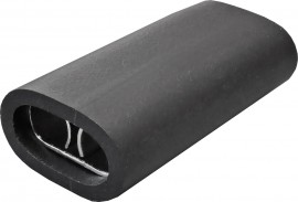 Double Bullet Connector (Black) (crimps terminals)