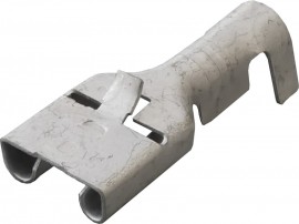 Locking Uninsulated Spade 6.3mm (2.5mm cable) (crimps terminals)