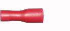 Red Female Spade 4.8mm/0.5 Fully Insulated (crimps terminals)